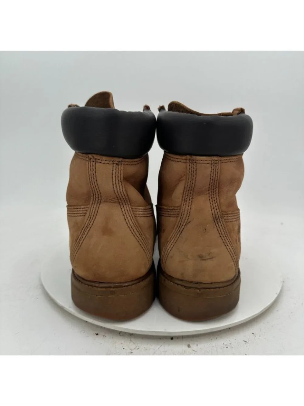 Timberland Premium 6-Inch Men Size 12M Wheat Nubuck Waterproof Leather Boot